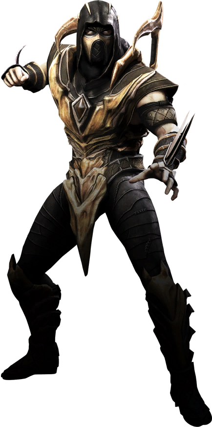 Mortal Kombat Scorpion Injustice - Mortal Kombat Scorpion Injustice (434x873)