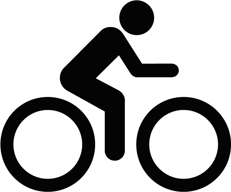 Bicycle Road Cycling Icon - Person On Bike Diagram (1078x950)