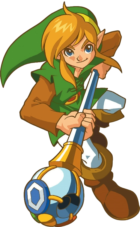 Moosh, The Winged Bear, Helps Link Attack Enemies With - Legend Of Zelda Oracle Of Seasons Link (467x757)