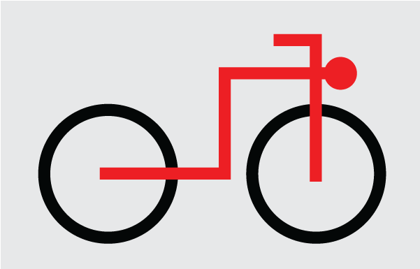 Bauhaus Bike Identity For A Bike Club In San Francisco - Circle (600x714)