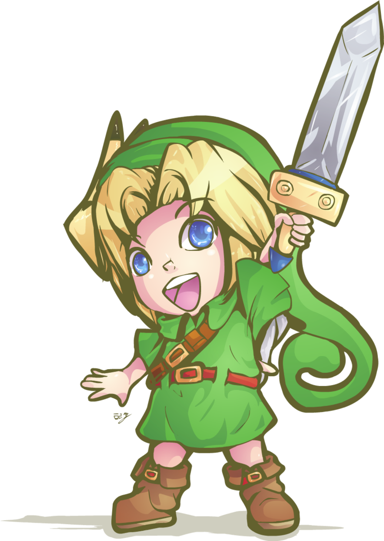 Hyrule Warriors Young Link By Lady Of Link - Hyrule Warriors Young Link Fanart (753x1061)