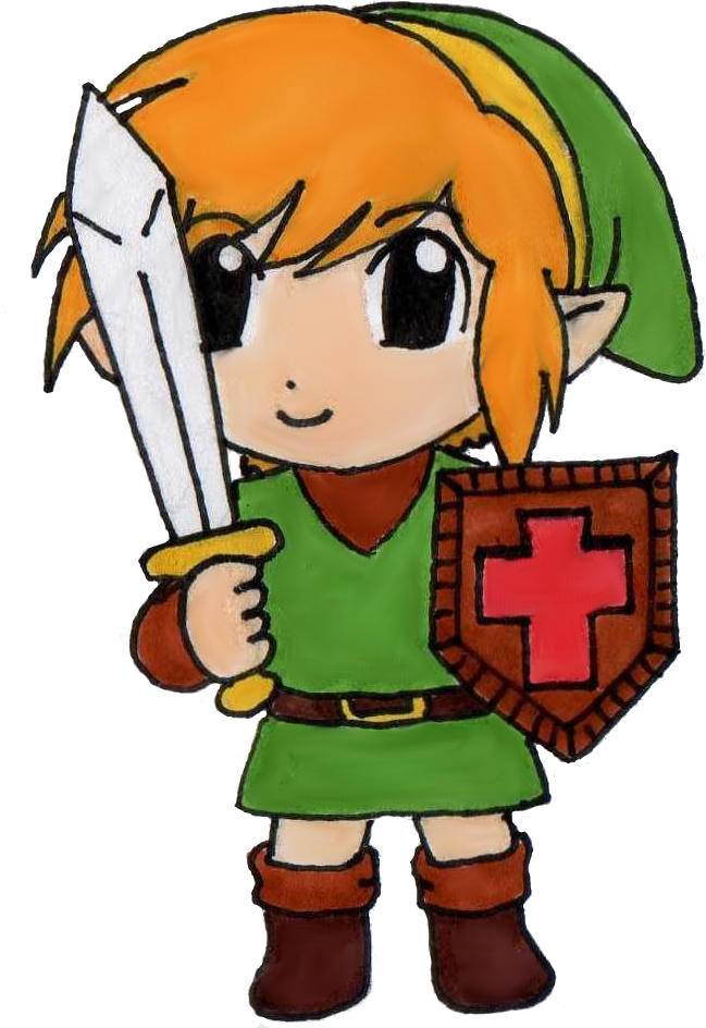 The Legend Of Zelda By Easteregg23 - Legend Of Zelda Nes Link (731x972)