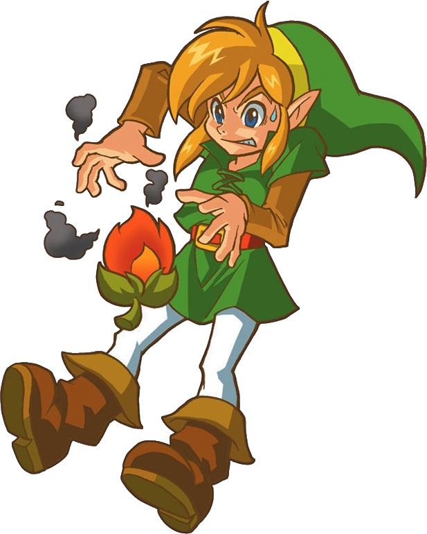 Legend Of Zelda Oracle Of Ages Link (617x770)