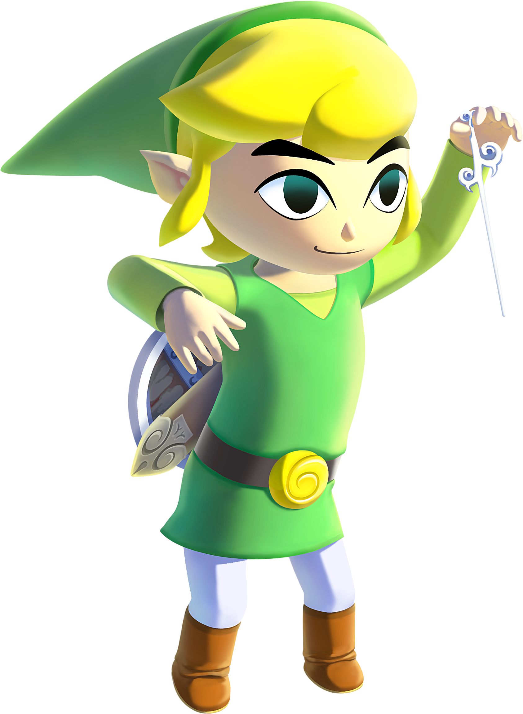 The Wind Waker & Phantom Hourglass - Legend Of Zelda Wind Waker Hd Link (1687x2303)