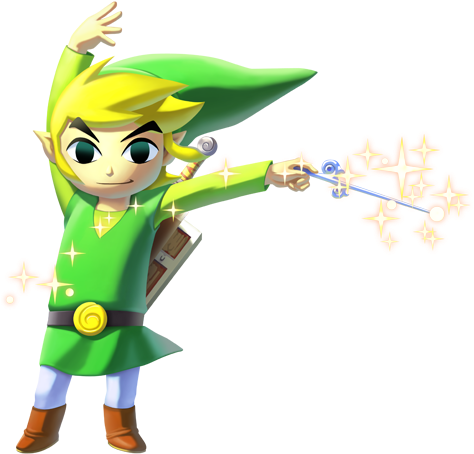 The Legend Of Zelda - Toon Link Wind Waker (474x500)