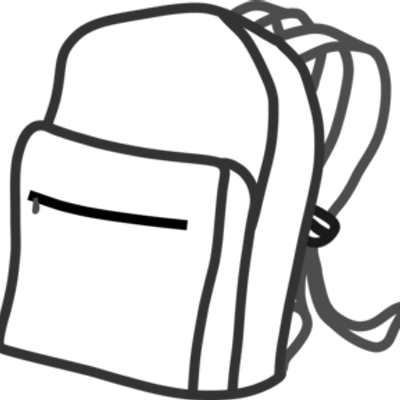 Pjs Backpack - Clipart Tas Sekolah (400x400)