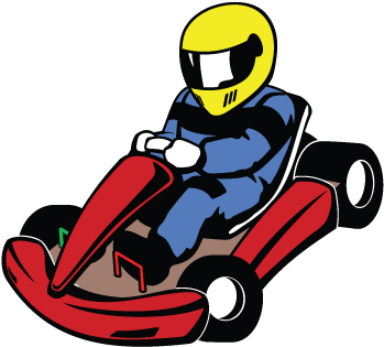 Have A Family Day Out - Drive A Go Kart Clipart (350x350)