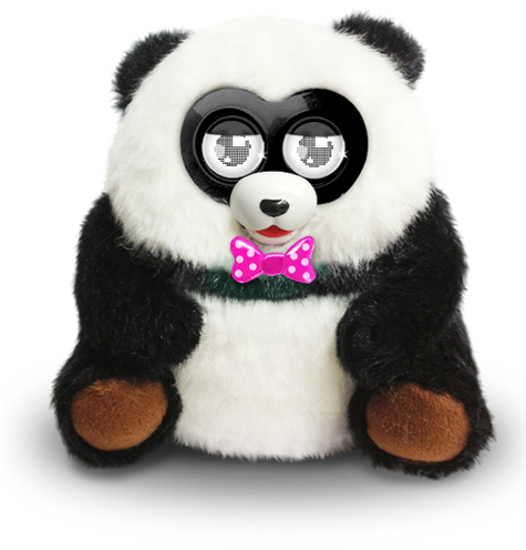 Giant Panda Microphone Red Panda Toy Furby - Giant Panda Microphone Red Panda Toy Furby (667x665)