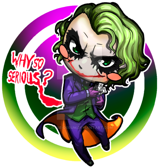 Joker [batman, The Dark Knight Fan Art] By Jesse Dixium - Cartoon (600x611)
