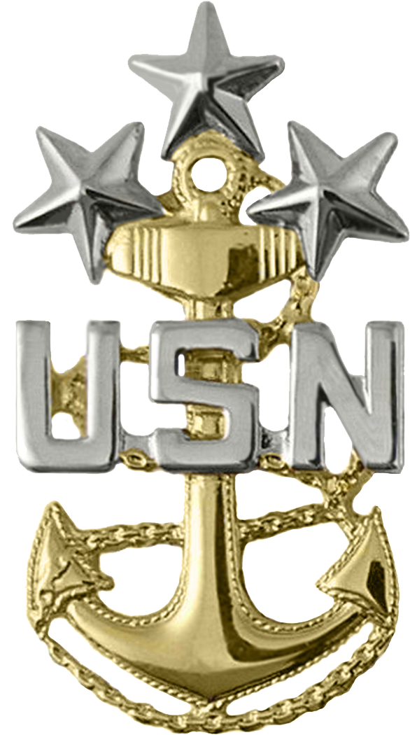 Mcpon Collar Device And Crow Clipart - Cvn-73 Uss George Washington Mousepad (600x1082)