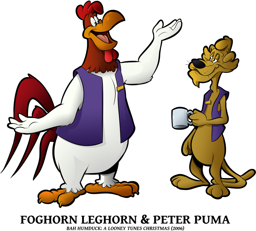 25 Looney Of Christmas - Foghorn Looney Tunes (900x796)