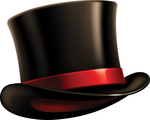 A Christmas Carol - Colorful Hat Top Hat (500x400)