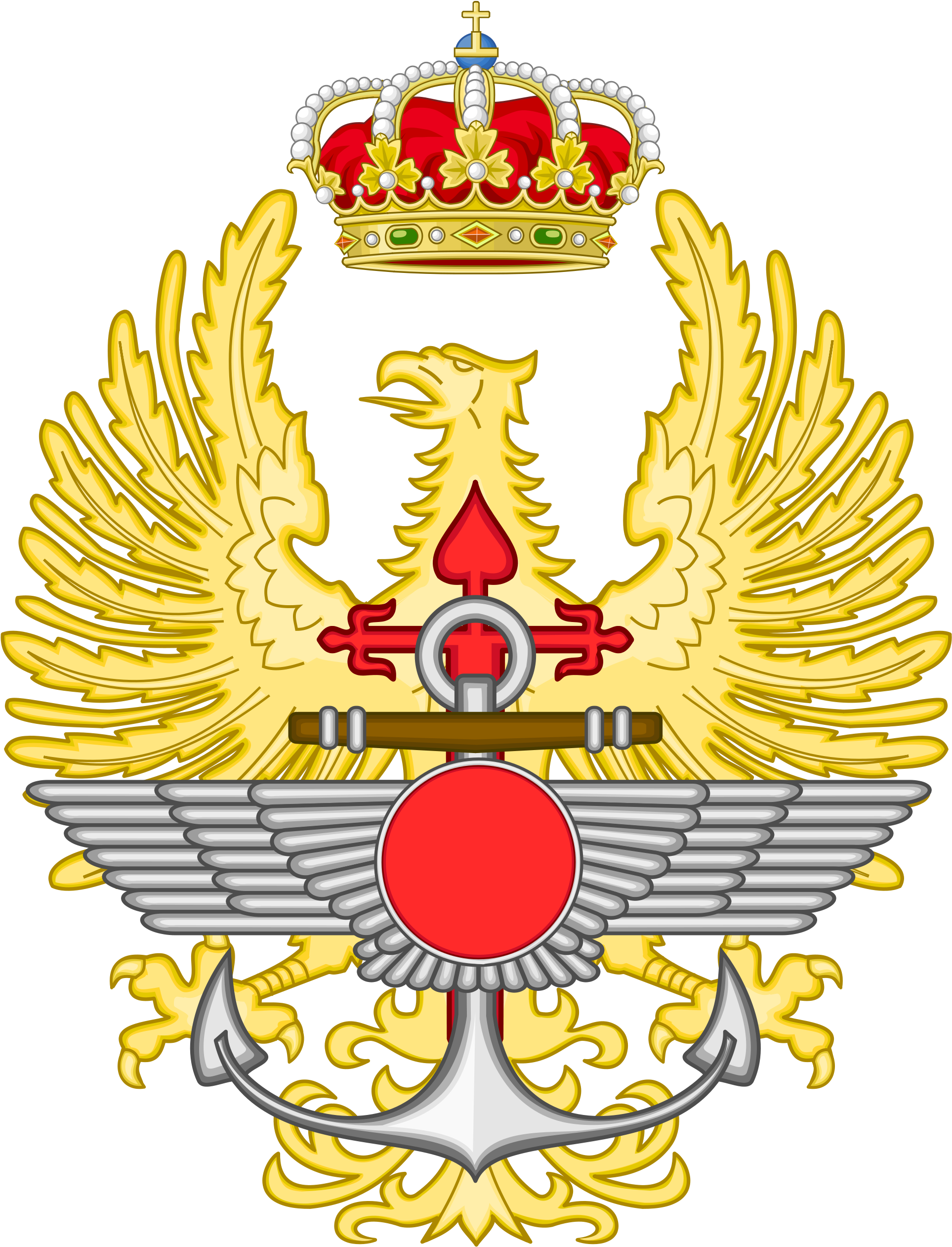 Spanish Armed Forces Logo (2000x2562)