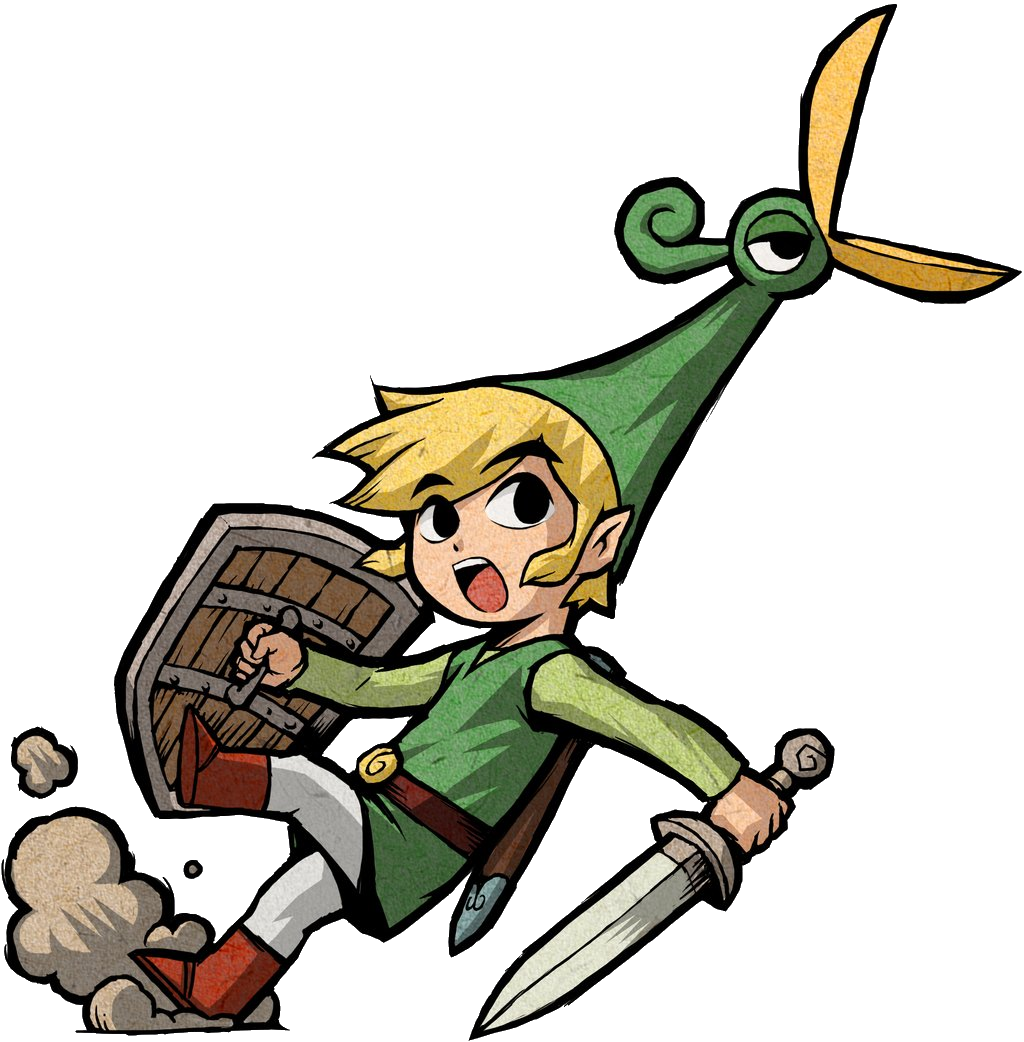 The Legend Of Zelda - Zelda The Minish Cap (1024x1042)