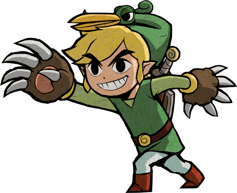The Legend Of Zelda - Legend Of Zelda Minish Cap Link Png (800x654)