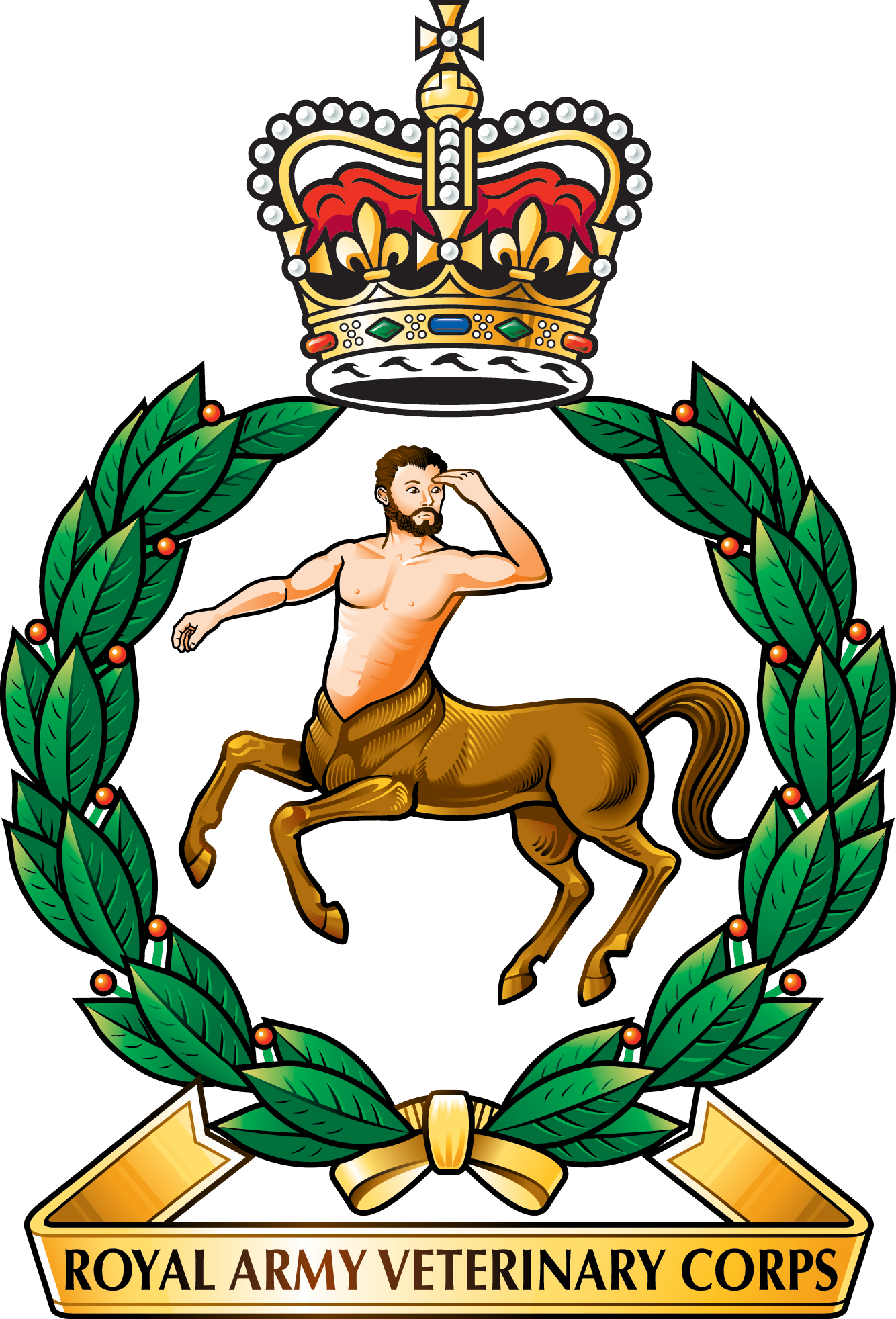 Ravc Badge - Royal Army Veterinary Corps Cap Badge (1334x1964)