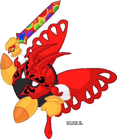 Beta Meta Knight By Missbates09 - Meta Knight Beta Design (500x500)