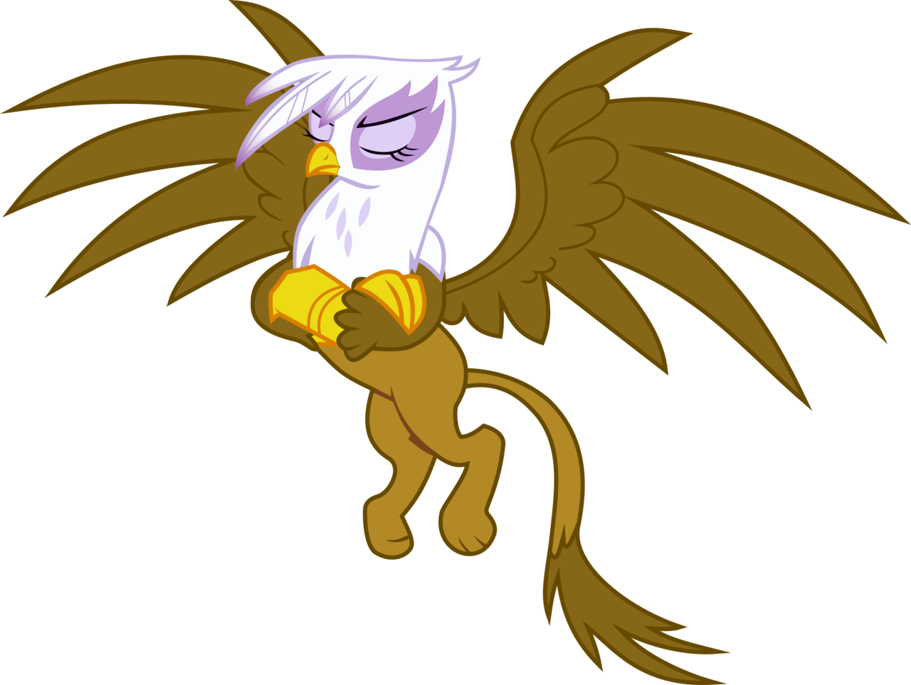 Irisiter, Crossed Arms, Eyes Closed, Gilda, Griffon, - Cartoon (1280x963)