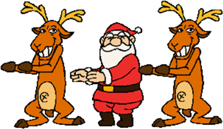 Merry Christmas And A Happy - Funny Merry Christmas Gif (480x336)