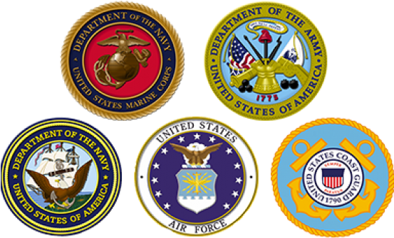 United States Armed Forces - Branches Of Us Military (552x346)