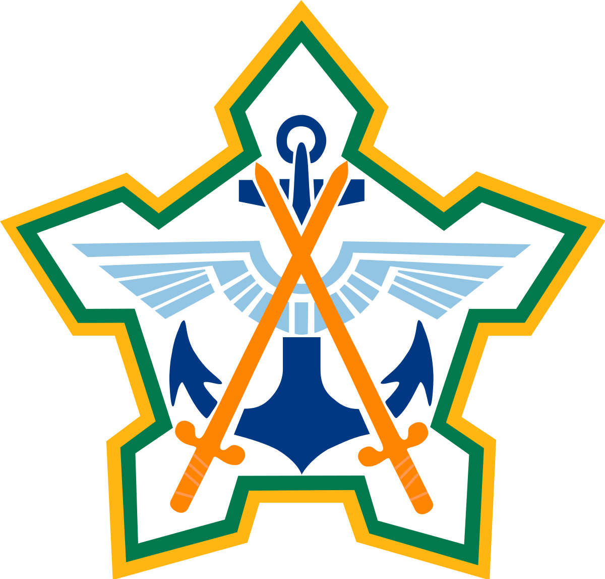 Sawgs On Pretoria Fm - South African Defence Force Logo (1200x1147)