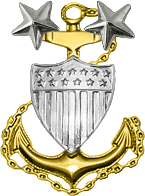 Coast Guard Clipart - Uscg Anker Karte (600x814)