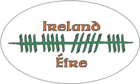Ireland Ogham Bumper Sticker - County Cork, Ireland Rectangle Magnet (480x297)