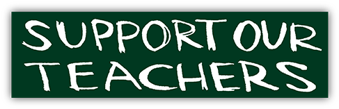 Support Our Teachers Small Bumper - Support Our Teachers (500x500)