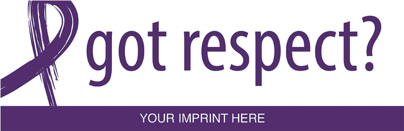 Domestic Violence Awareness Bumper Stickers "got Respect" - Internet2 Net+ Logo (800x800)