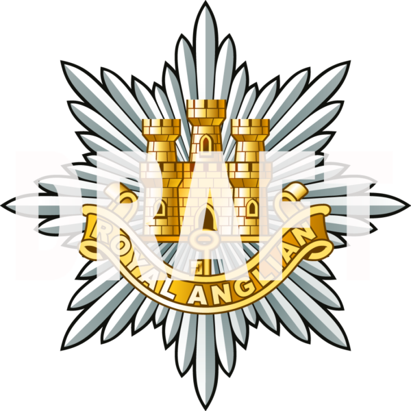 Military Insignia Pillbox - Royal Anglian Regiment Cap Badge (600x600)