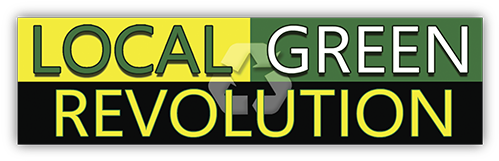 Local Green Revolution Small Bumper Sticker - Local Green Revolution Small Bumper Sticker Decal 5 (500x500)