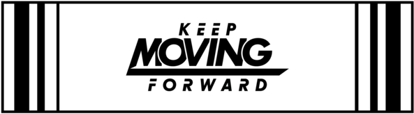 Keep Moving Forward Bumper Sticker - General Supply (600x600)