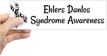 Ehlers Danlos Syndrome Awareness Bumper Sticker - Bumper Sticker (460x460)