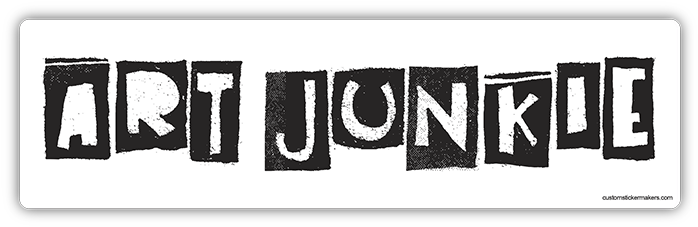 Art Junkie Bumper Sticker - Land Art By William Malpas (720x720)