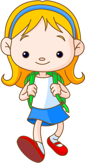 Personnages, Illustration, Individu, Personne, Gens - School Child Cartoon (367x699)