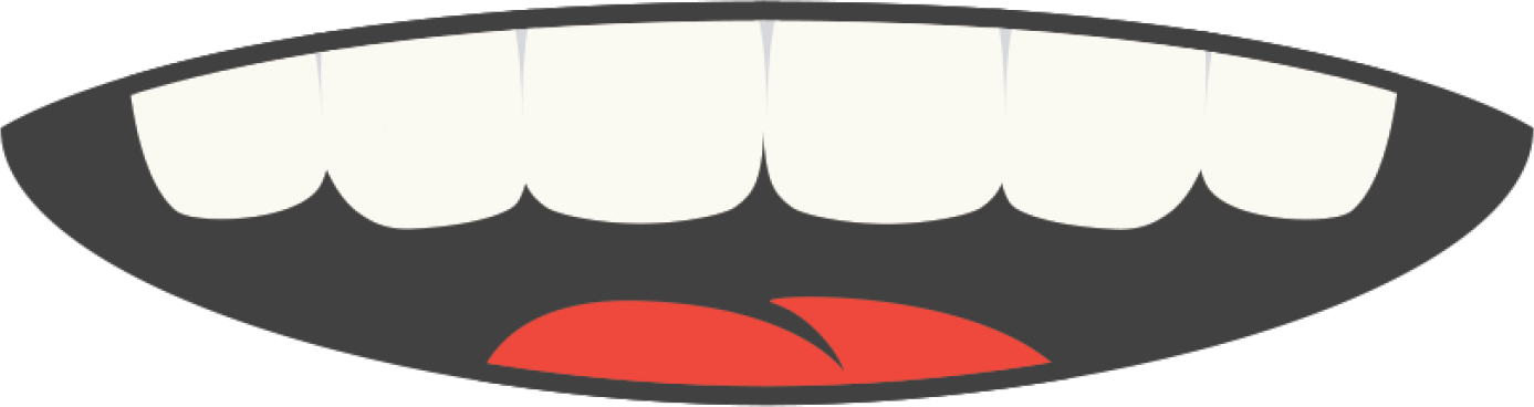 Drag & Drop To Design & Share Your Smile - Transparent Smile Clip Art (1387x368)