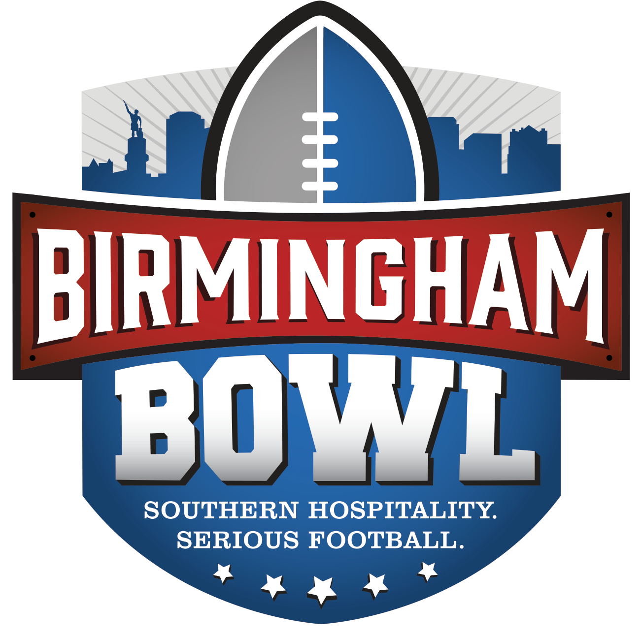 Another High Contrast Game That I Don't Entirely Hate - Birmingham Bowl Logo 2015 (1320x1311)