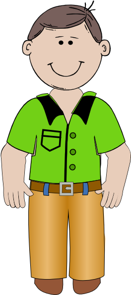 Boy Stick Figure Download - Cartoon Man In Suit (288x594)