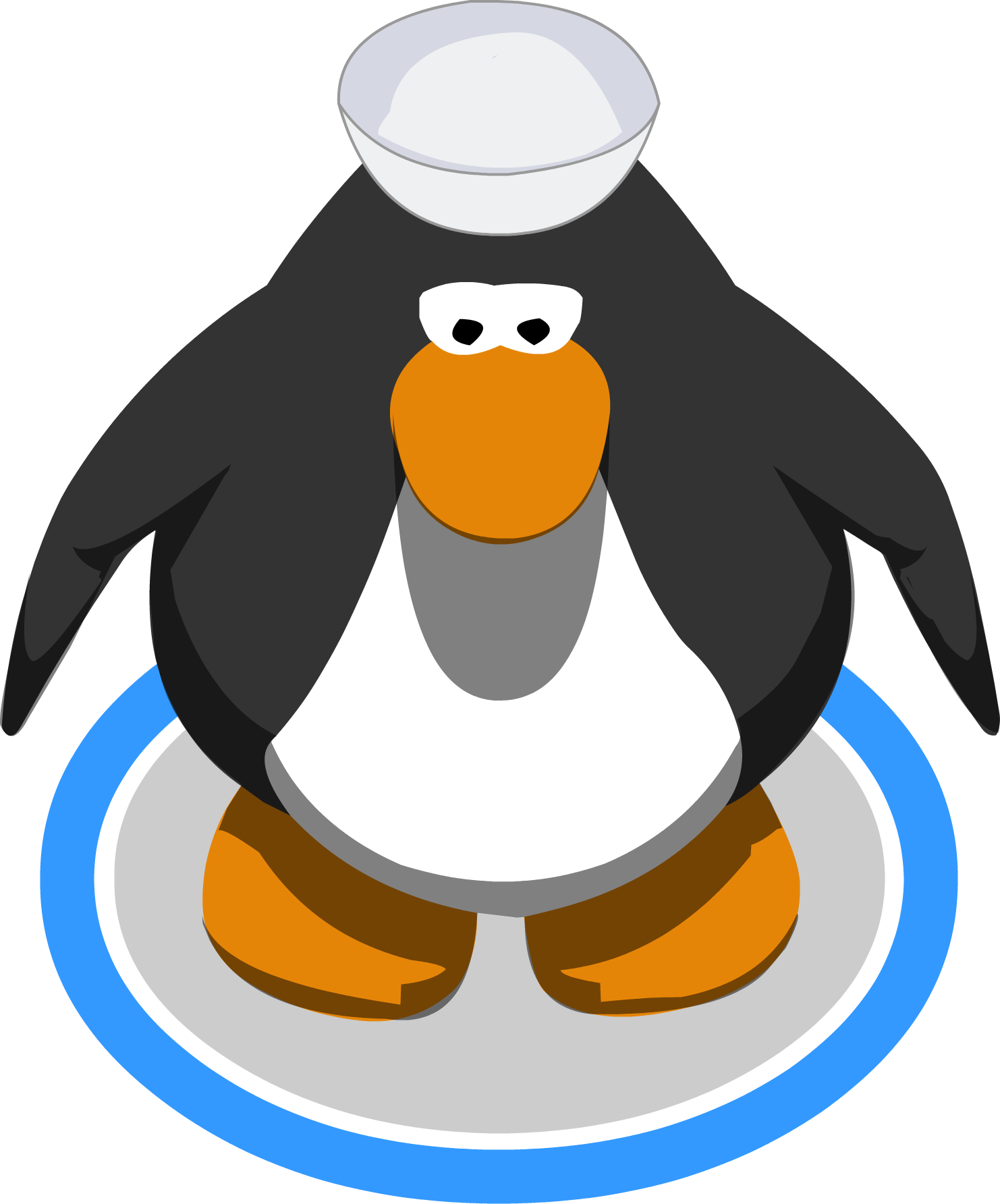 Sailor Hat Ig - Club Penguin 10th Anniversary Hat (1482x1784)