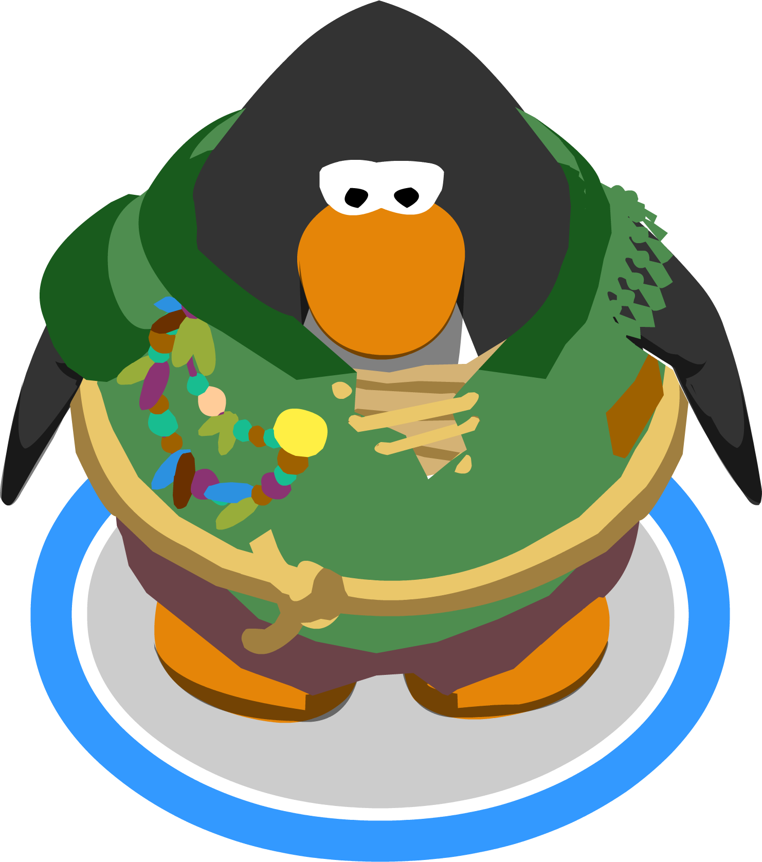 Lost Sailor's Outfit In-game - Club Penguin Ninja (1482x1677)