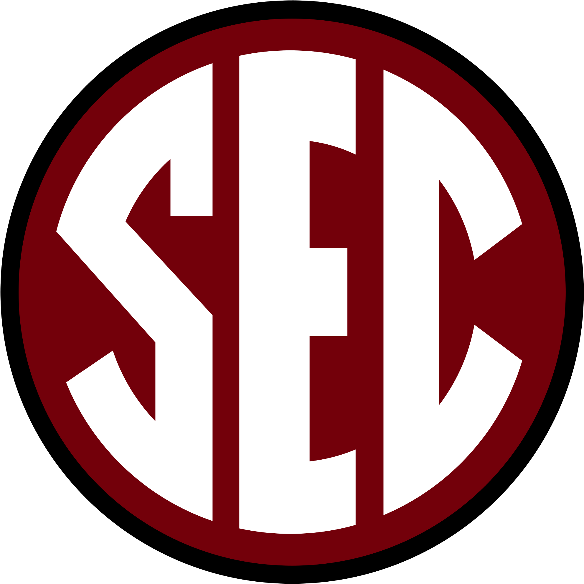 Sec Logo In South Carolina's Colors - Sec Logo Ole Miss (2000x2000)
