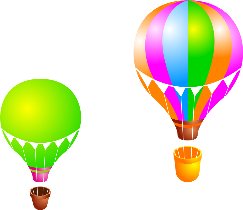 Hot Air Balloon Cartoon Clip Art - Hot Air Balloon Cartoon Clip Art (1181x1181)