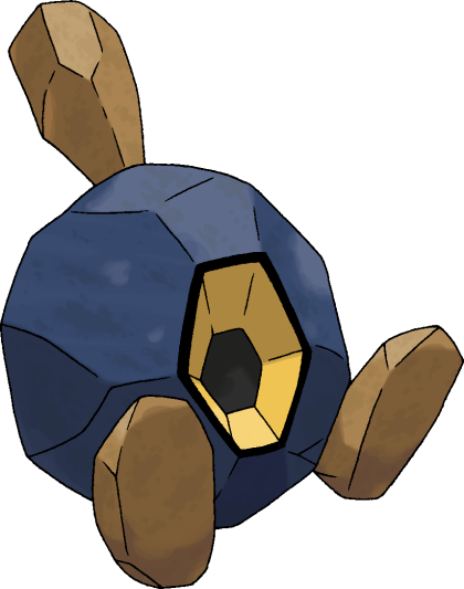 Shiny Roggenrola Pokédex - Pokemon Roggenrola Png (420x533)