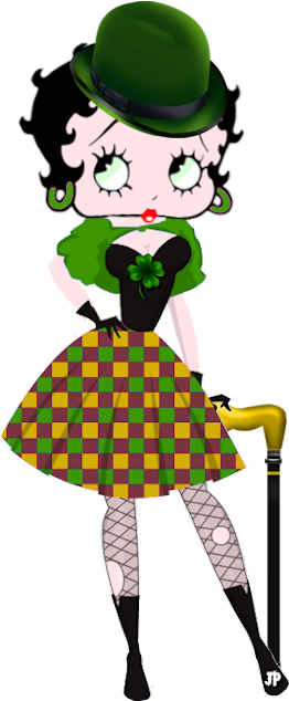 Irish Boop - Betty Boop (381x669)