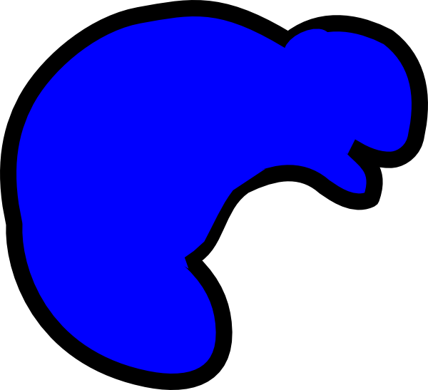 Blue Beaver Svg Clip Arts 600 X 547 Px - Clip Art (600x547)