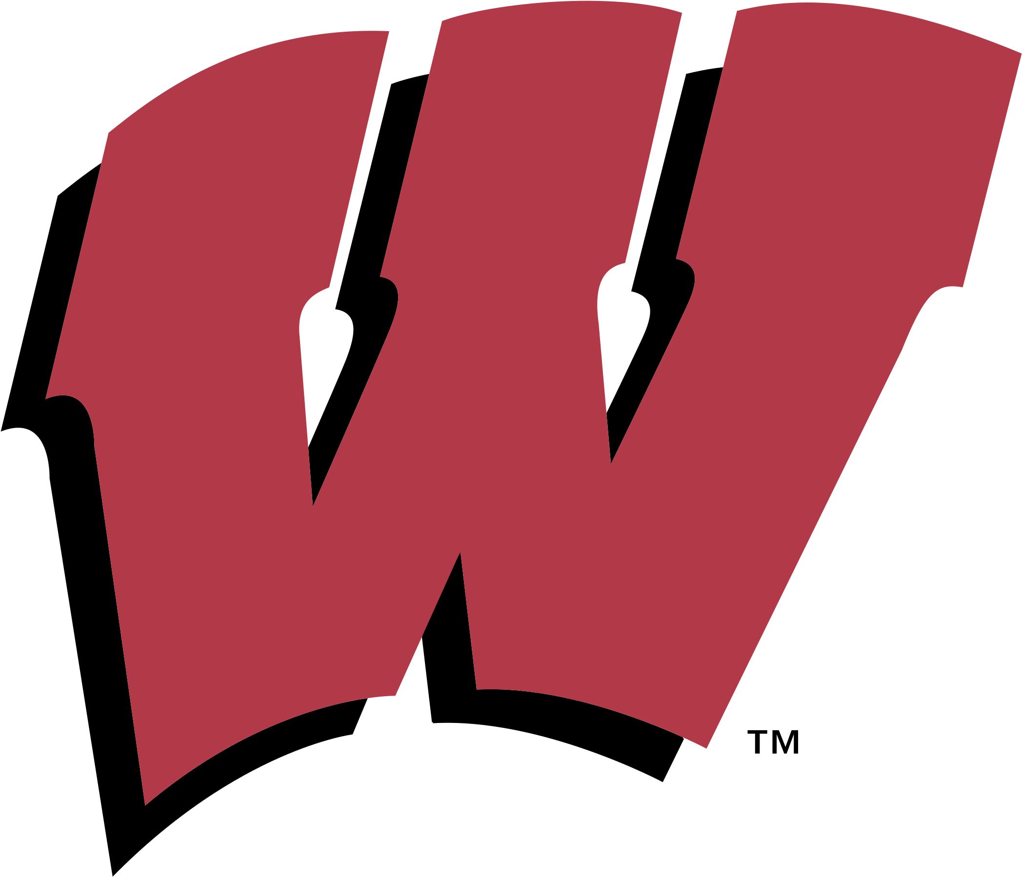 Wisconsin Badgers Logo Black And White - Wisconsin Logo (2400x2400)