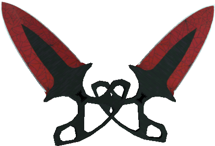 Badger Clipart Csgo - Cs Go Shadow Daggers Crimson Web (512x512)