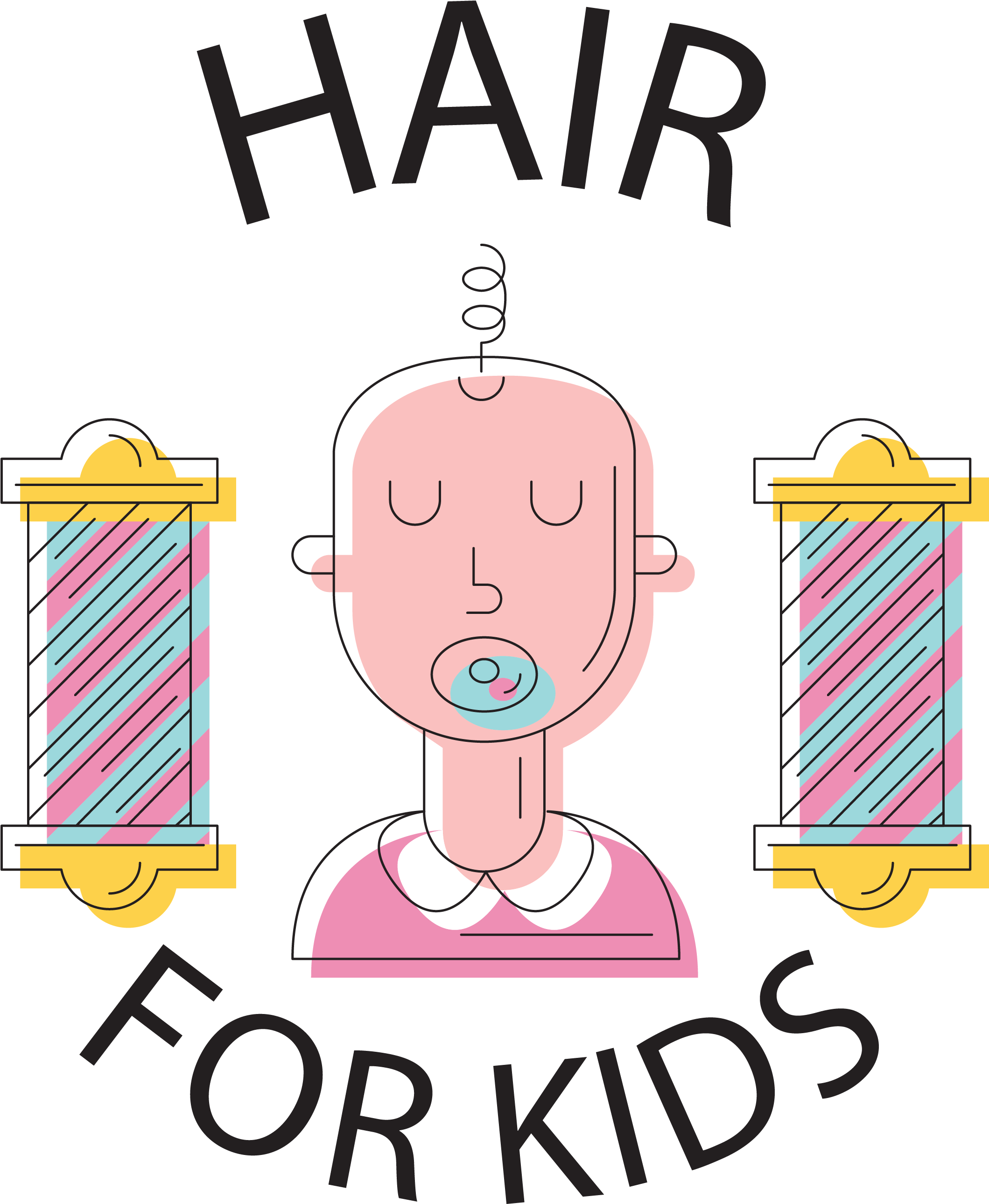 Child Hairdresser Hair Care Hairstyle Clip Art - Child Hairdresser Hair Care Hairstyle Clip Art (2708x2708)