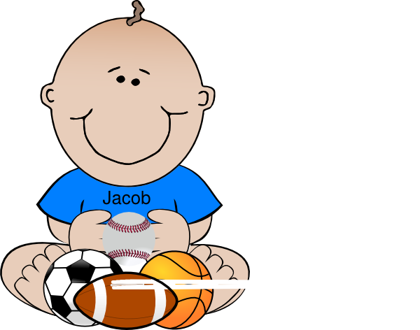 Baby Boy Clip Art (600x472)
