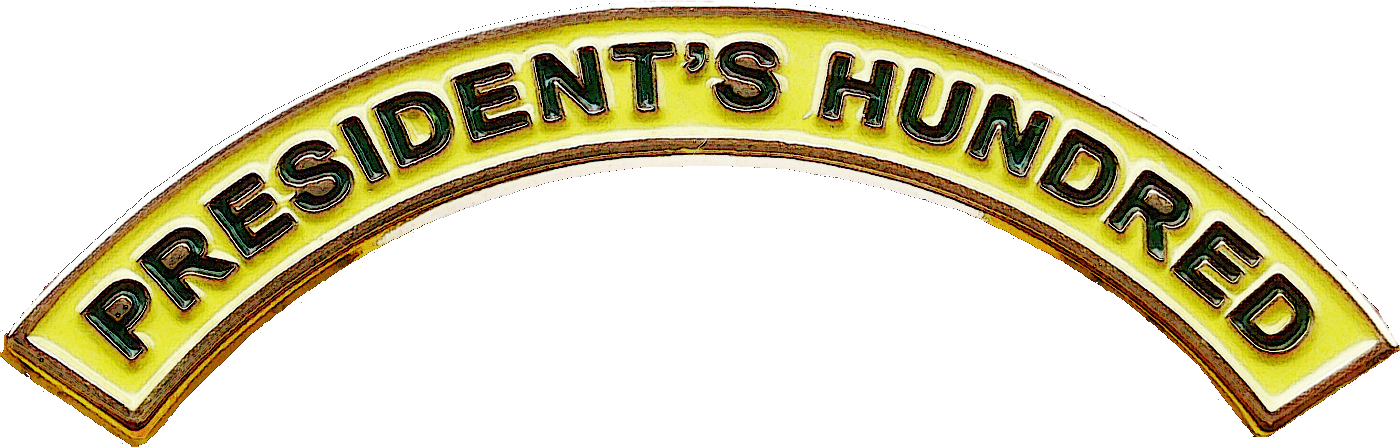 United States Army And Air Force Miniature Metal Version - President's Hundred Tab (1400x447)